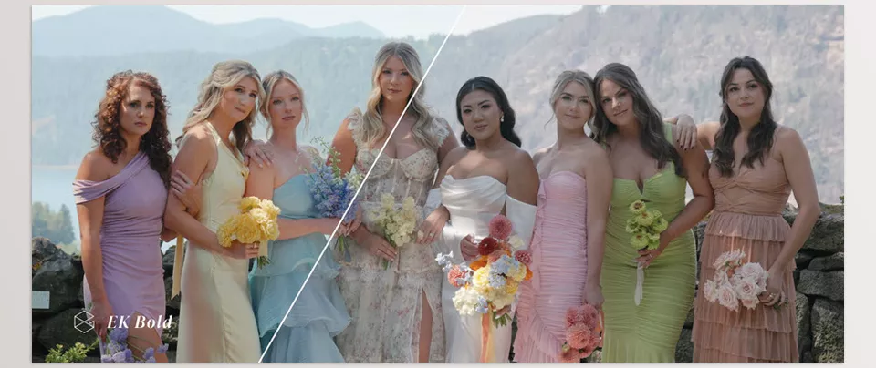 Emma K LUT Collection - Enhance your wedding films with vivid colors.