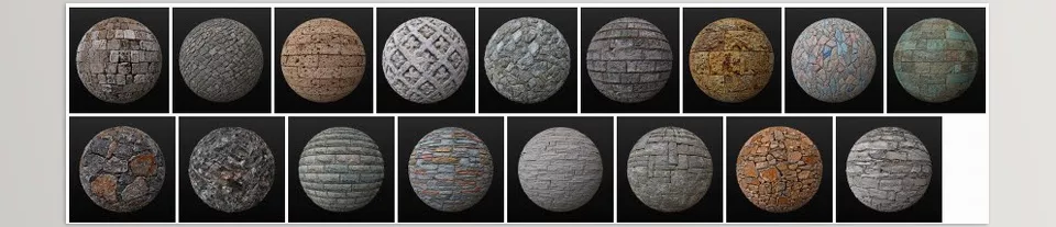 Arnold Stone Materials for Cinema 4D - Appreciate the details of natural stone textures as they enhance your 3D designs.