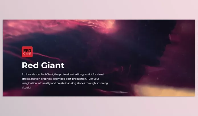 Software – Red Giant VFX Suite by MAXON – Download