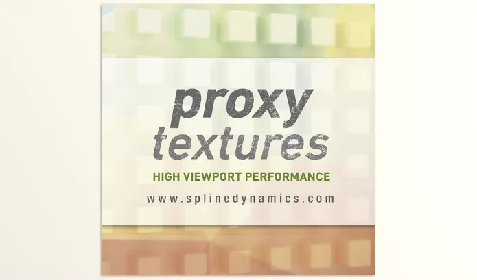 Software – Proxy Textures for 3ds Max by Spline Dynamics – Download
