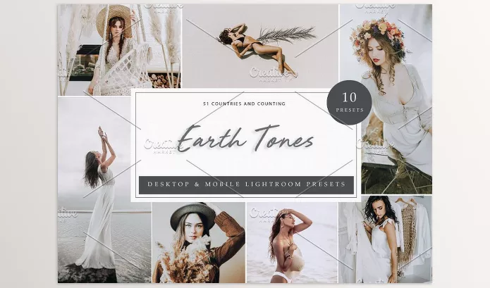Lightroom Preset – 10 x Lightroom Presets Earth Tones by Kzara Visual Concepts – Download