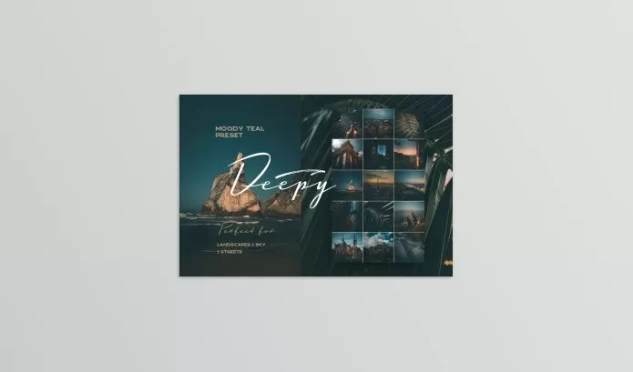 Lightroom Preset – Deepy Moody Teal Lightroom preset by SHOOM HOUSE – Download