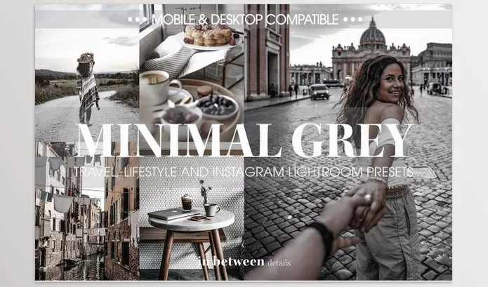 Lightroom Preset – Minimal Grey Lightroom Mobile Preset by in between details – Download