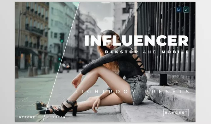 Lightroom Preset – Influencer Desktop and Mobile Lightroom Preset by Bangset – Download