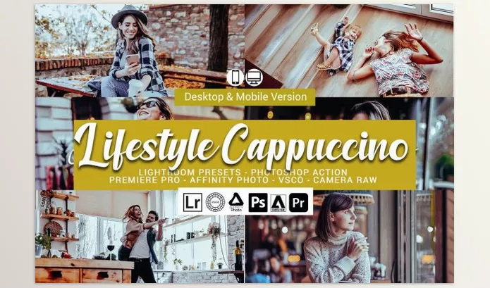 LUT Pack – Lifestyle Cappuccino Presets and LUTs by DreamColor – Download
