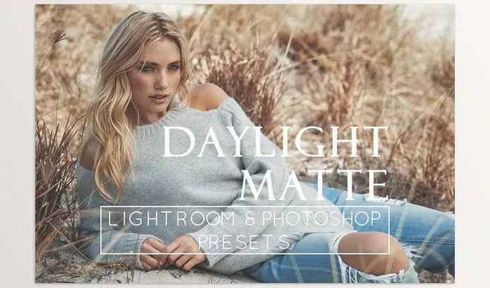 Lightroom Preset – 5 Matte Day Portrait Lr and Ps Presets by M E G A S E T S – Download
