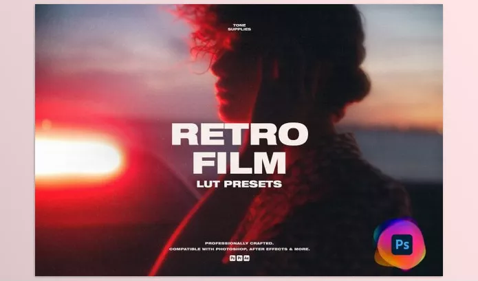 LUT Pack – Retro Film LUT Presets Photoshop by TONE SUPPLIES – Download
