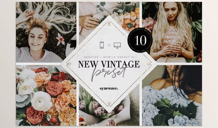Lightroom Preset – New Vintage Lightroom Preset Bundle by SYNCWAVE – Download