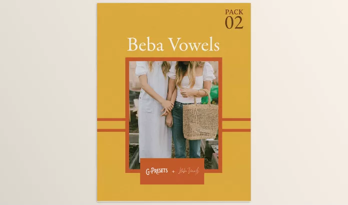 Lightroom Preset – Beba Vowels Pack 02 by G-Presets – Download