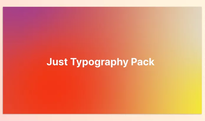 Project – Just Typography Pack by MotionRam – Download 33130966
