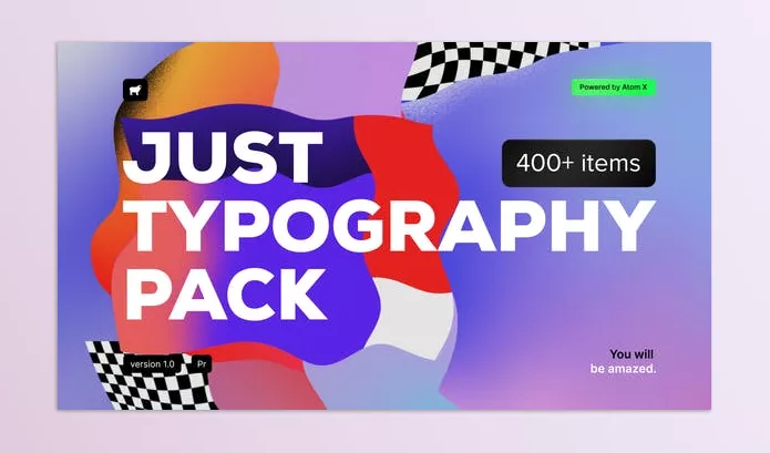 Project – Just Typography Pack for Premiere Pro by MotionRam – Download 34410712