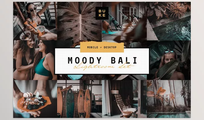 Lightroom Preset – MOODY BALI TRAVEL LIGHTROOM PRESETS by SHOOM HOUSE – Download