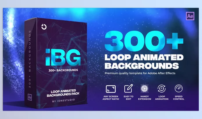 Project – iBG | 300+ Loop Backgrounds by ionestudio – Download 35090369