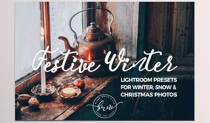 Lightroom Preset – Festive Winter Preset Bundle by in between details – Download