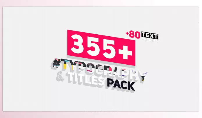 Project – Big Pack of Typography | Atom by aniom – Download 23584216