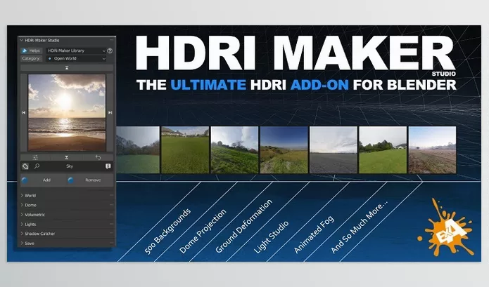 Blender Addon – Hdri Maker by Andrew_D – Download