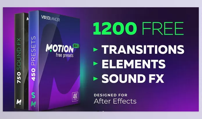 Plugin – Free Motion Bro Presets for After Effects by videolancer – Download