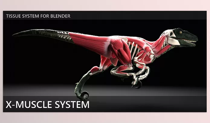 Blender Addon – X-Muscle System by k44dev Software – Download