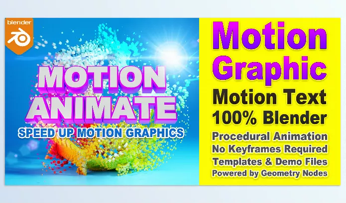 Blender Addon – Motion Animate by cgpiece – Download