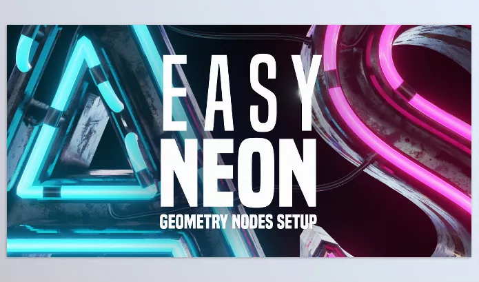 Blender Addon – Easy Neon by Pizza del Ray – Download