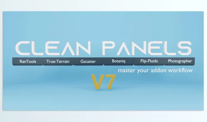 Blender Addon – Clean Panels by Amandeep – Download