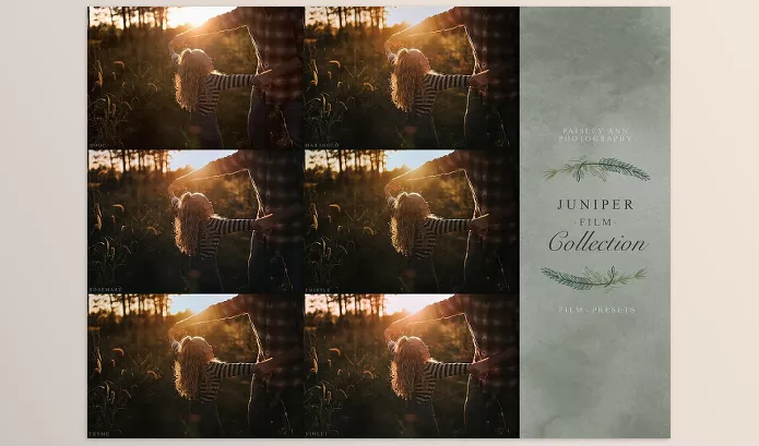 Lightroom Preset – JUNIPER FILM COLLECTION by Paisley Ann Photography – Download
