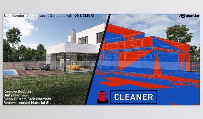 Blender Addon – Cleaner by ParametrStudio – Download