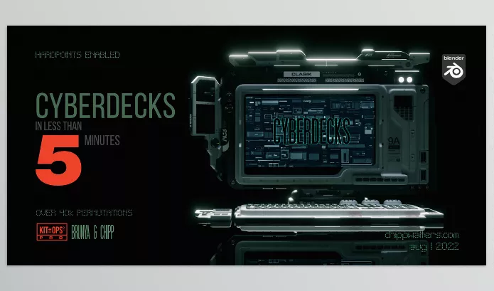 Blender Addon – Cyberdecks by Chipp Walters – Download