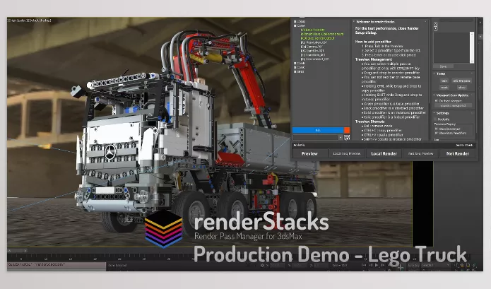 3Ds Max Asset – renderStacks by quasiKrystal – Download