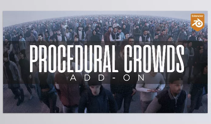 Blender Addon – Procedural Crowds by Difffuse Studio – Download