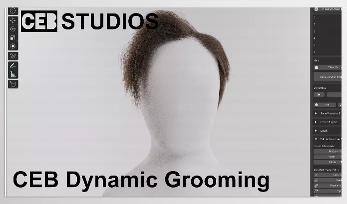 Blender Addon – Dynamic Grooming by CEB Studios – Download