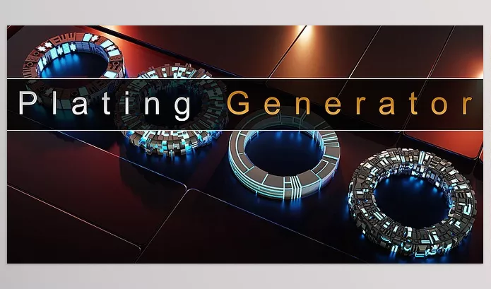 Blender Addon – Plating Generator And Greebles by Mark Kingsnorth – Download
