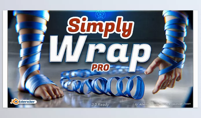 Blender Addon – Simply Wrap Pro by VjaceslavT – Download