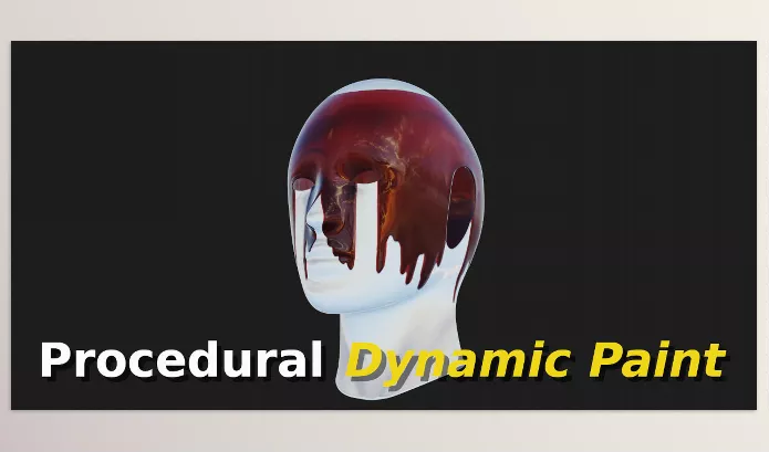Blender Addon – Procedural Dynamic Paint by 3DSinghVFX – Download