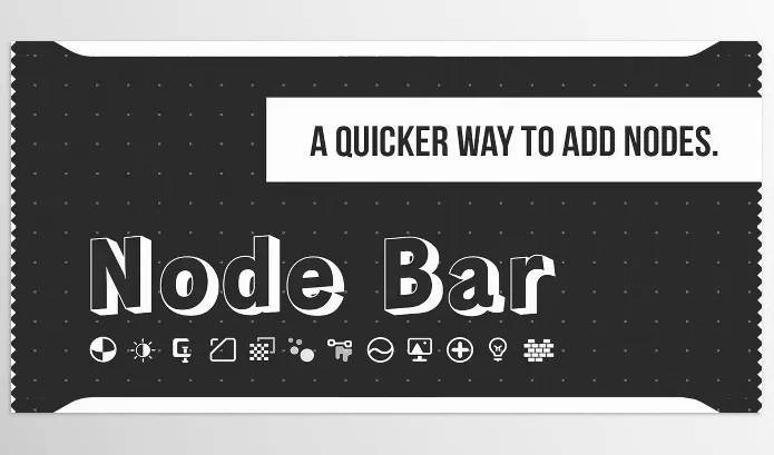 Blender Addon – Node Bar s by z01ks000 – Download