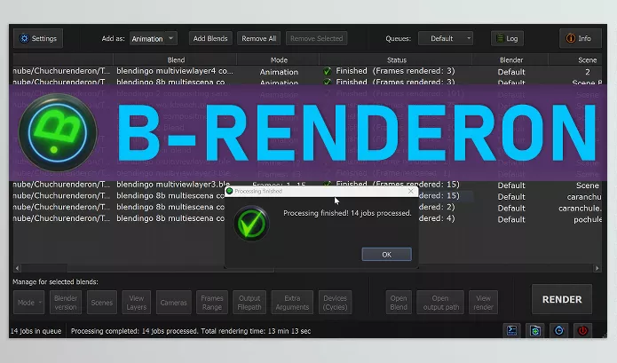Blender Addon – B-Renderon by BlenderGilads – Download