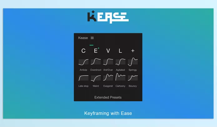 Plugin – Kease for After Effects by Davide Boscolo – Download