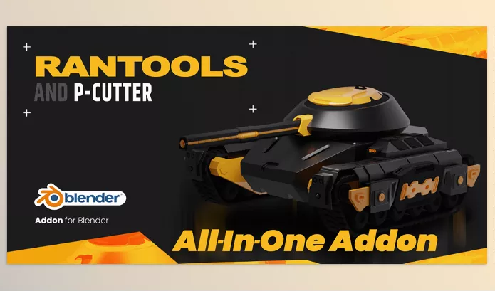 Blender Addon – Rantools (And P-Cutter) All-In-One Addon by Amandeep – Download