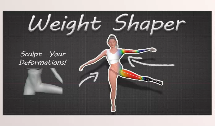 Blender Addon – Weight Shaper by Makatopia – Download