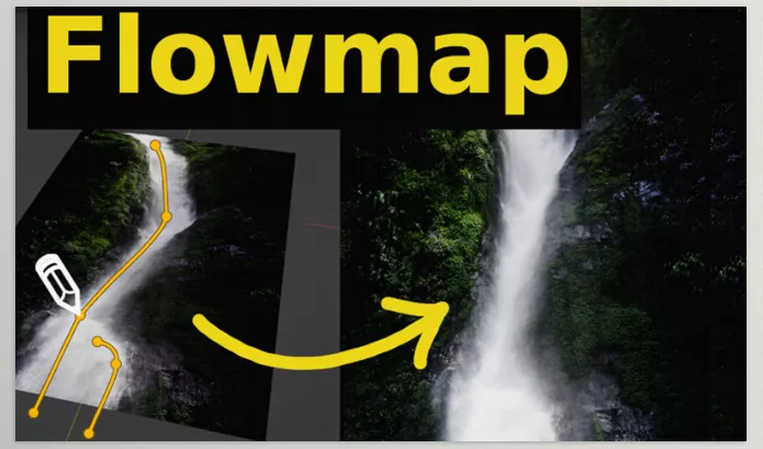 Blender Addon – Procedural Flowmap by 3DSinghVFX – Download