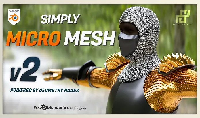Blender Addon – Simply Micro Mesh s by VjaceslavT – Download