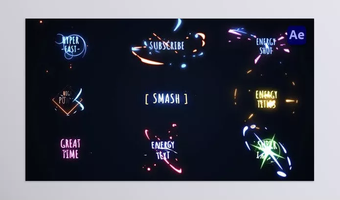 Project – Energy Cartoon Titles for After Effects by ARTGLUE – Download 50079180