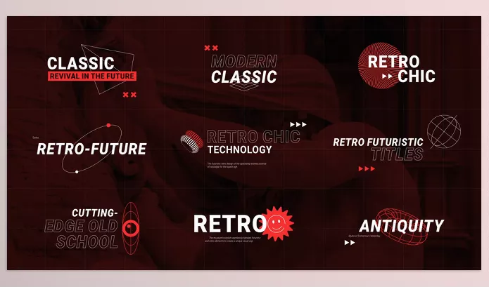 Project – Retro Futuristic Titles by asyainmotion – Download 49207122