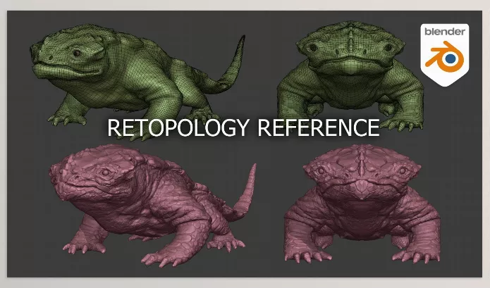 Blender Addon – Retopology Reference by Daniel Bystedt – Download