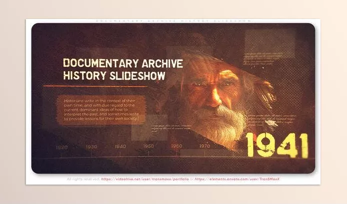 Project – Documentary Archive History Slideshow by TranSMaxX – Download 50207001