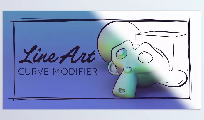 Blender Addon – Line Art Curve Modifier by Tradigital3D – Download