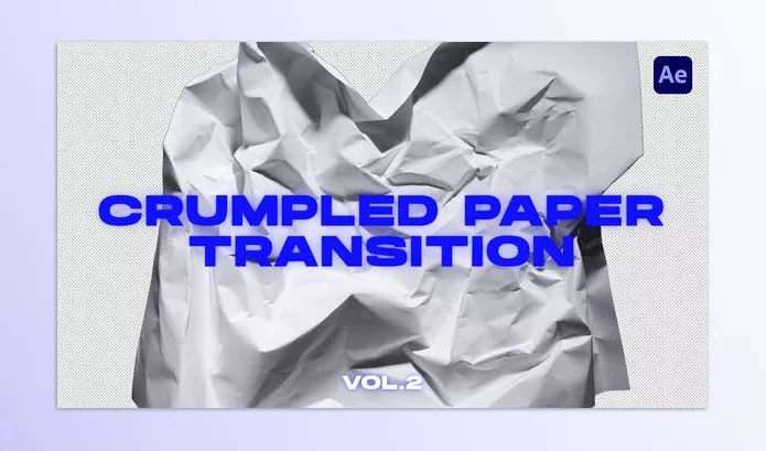 Plugin – Crumpled Paper Transitions VOL.2. After Effects by whiterecord – Download 50731757