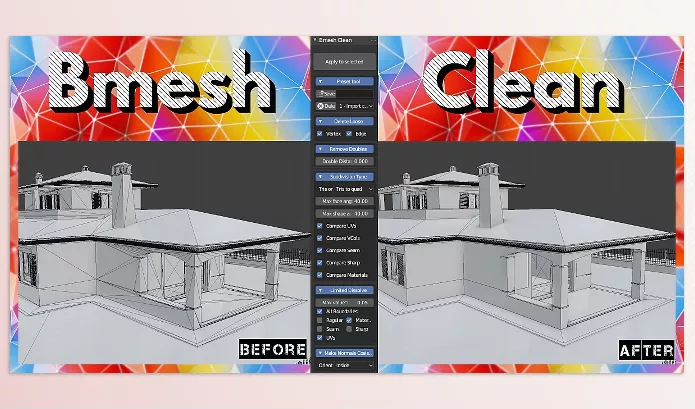 Blender Addon – Bmesh Clean Addon for Blender by Andrew_D – Download
