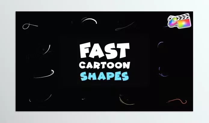 FCP Template – Fast Cartoon Shapes FCPX by MisterFlashAnimation – Download 50807193