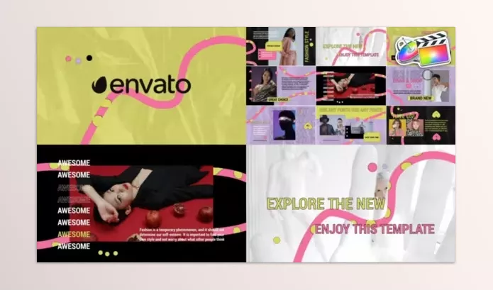 Motion Template – Colorful Stylish Slides for FCPX by LikeThisMotion – Download 50940309